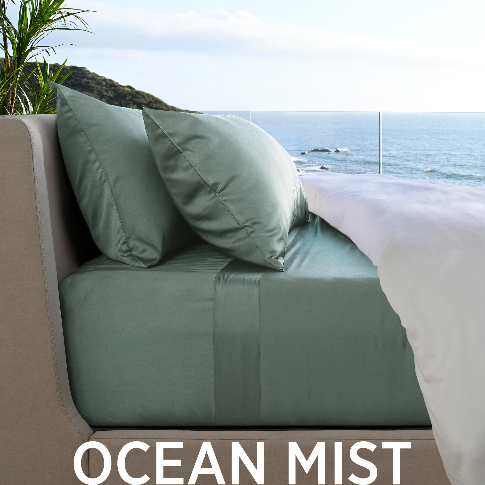 Cariloha, Resort Bamboo, Pillowcase Set, Ocean Mist