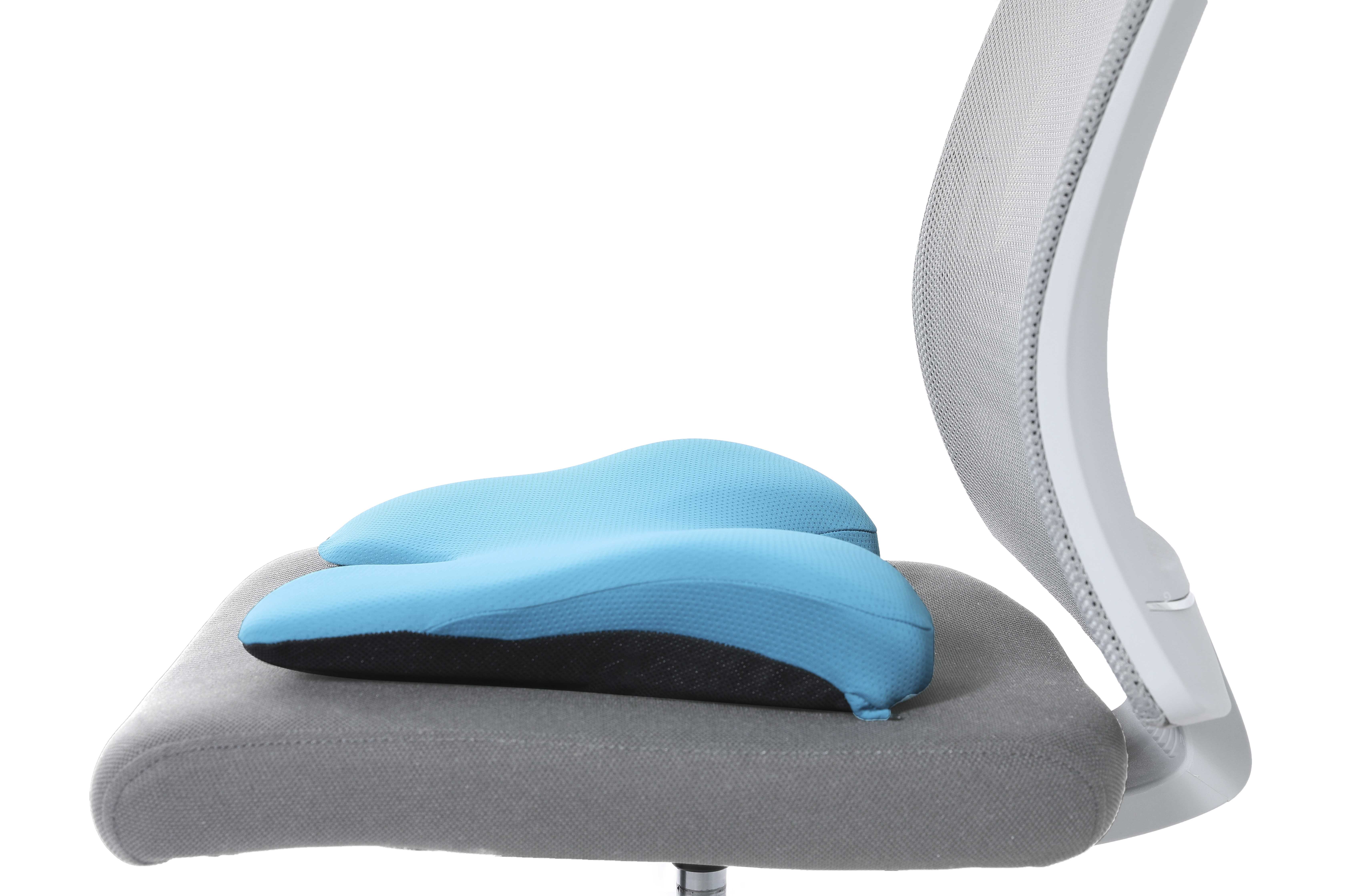 Smartrip Cushion At Work, Lumbar Support Chair Cushion, Pewter Grey