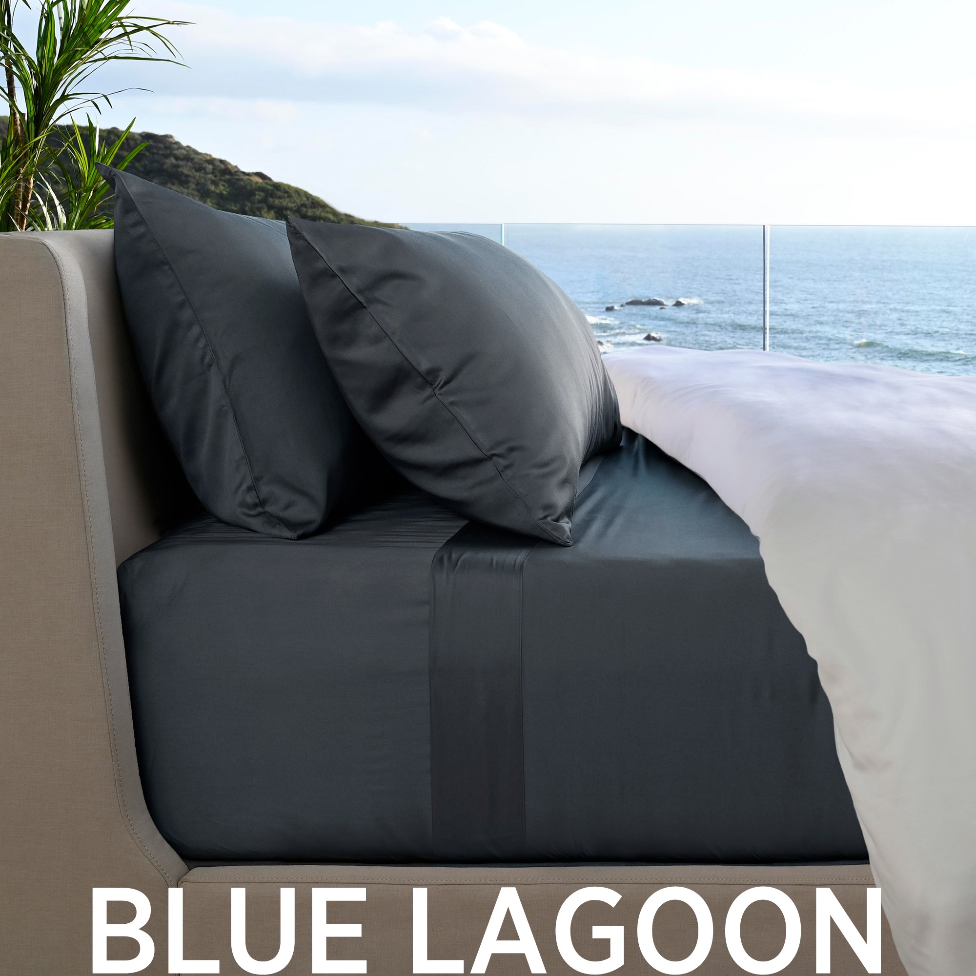 Cariloha, Resort Bamboo, Pillowcase Set, Blue Lagoon